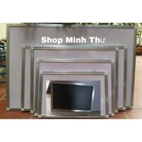 Bảng mica trắng,khung nhôm, bảng đen viết phấn.