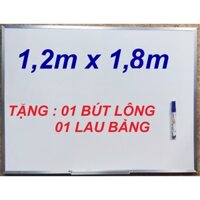 Bảng mica viết bút lông 1m2 x 1m8 tặng bút lông & lau bảng