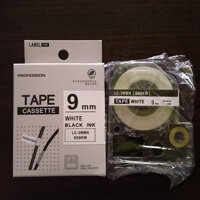 BĂNG MỰC- BĂNG NHÃN IN TAPE 9MM DÙNG CHO TEPRA PRO KING JIM SR-R170V  SR530  SR970  SR5900P- HÀN NHẬP KHẨU