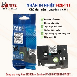 Băng nhãn Brother TZe-111