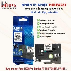 Băng nhãn Brother TZe-FX231