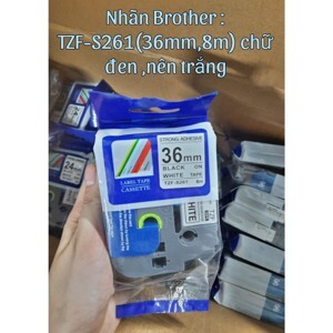 Băng nhãn Brother TZe-S261