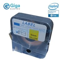 Băng nhãn vàng in máy Max Giga Electric PT-305Y PT-309Y PT-312Y PT-505Y PT-509Y PT-512Y