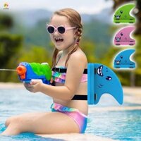 Bảng nổi bơi ECHOG, Thắt lưng có thể điều chỉnh màu sắc phù hợp với mắt Phao vây cá mập, Hỗ trợ thoải mái Hỗ trợ hỗ trợ định hình vây có thể đeo được cho trẻ em Bể bơi nổi lưng Hồ bơi
