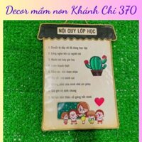 Bảng nội quy lớp tiểu học, THCS 40*60