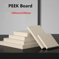 Bảng PEEK 100mmx100mm Chịu nhiệt độ cao và chống tĩnh điện Polyether Ether Ketone Board Độ dày 1mm-20mm