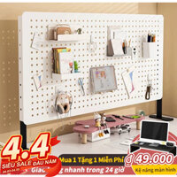 Bảng Pegboard Bảng lỗ Bảng nhựa Bàn Học CÀI TREO TƯỜNG PEGBOARD treo tường decor bàn làm việc