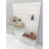 Bảng Pegboard Gỗ Vân Gỗ