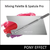 bảng pha màu son/ kem nền Pony Effect Mixing Palatte & Spatula Pro