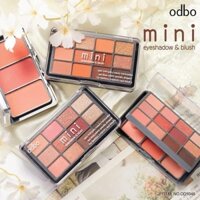 Bảng Phấn 12 màu Mắt, Má Hồng Odbo Mini Eyeshadow & Blush 24g