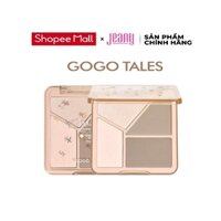 Bảng phấn 4 ô bắt sáng và tạo khối GOGO TALES Light shadow flawless highlight contouring palette 13g