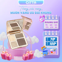 Bảng phấn bắt sáng tạo khối 4 ô Highlight Contour Palette Mềm mịn Lâu trôi Chống nước 2 tone màu