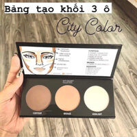 Bảng phấn khối 3 mày City color