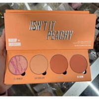 Bảng Phấn Má 4 Ô Revolution Makeup Obsession Isn't It Peachy Blush Palette