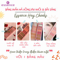 Bảng phấn má + Highlight [Essence Hey Cheeks Blush, Bronzer & Highlighter Palette]
