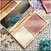 Bảng phấn má hồng highlight bắt sáng makeup revolution I Heart Revolution Makeup Revolution praline palette highlighter