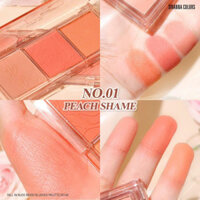 Bảng Phấn Má Hồng Sivanna COLORS FALL IN NUDE MOOD BLUSHES PALETTE HF142