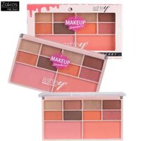 Bảng phấn má hồng và phấn mắt 10 ô Ashley Makeup Strawberry