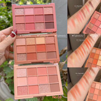 Bảng phấn mắt 12 ô Odbo Multi Look Eye Palette OD2012 gồm ánh nhũ và lì