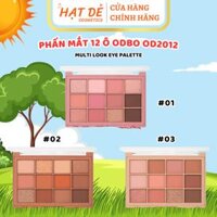 Bảng phấn mắt 12 ô Odbo Multi Look Eye Palette OD2012