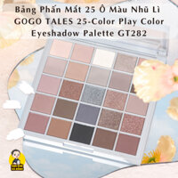 Bảng Phấn Mắt 25 Ô Màu Nhũ Lì GOGO TALES 25-Color Play Color Eyeshadow Palette GT282