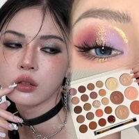 Bảng Phấn Mắt 26 Màu Highlighter Blush Contouring triad Palette Ngọc Trai matte Glitter Eyeshadow