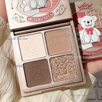 Bảng phấn mắt 4 màu Matte Shimmering Pearlescent Làm trắng mắt lâu trôi Trang điểm BF1