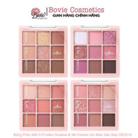 Bảng Phấn Mắt 9 Ô Odbo Shadow & Me Palette Lên Màu Siêu Đẹp OD2014