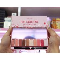 🌸Bảng Phấn Mắt CHERRY BLOSSOM PLAY COLOR EYES Hồng 10 Ô Màu, Phấn Trang Điểm Hoa Anh Đào Mịn, Đều Màu Chính Hãng🌸