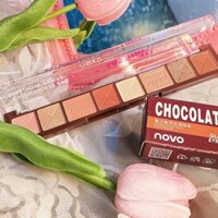 Bảng phấn mắt chocolate tông nhũ lì ánh ngọc trai
