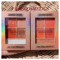 Bảng Phấn Mắt Có Nhũ 5 Ô Sivanna Colors Peach Pro Eyeshadow