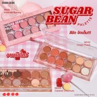 Bảng phấn mắt có nhũ Sivanna Colors Sugar Bean Palette HF1013 - Màu mắt 12 ô có nhũ thái lan Sivanna