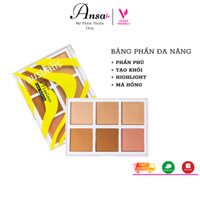 Bảng phấn mắt đa năng vừa là phấn phủ, tạo khối, highlight, má hồng dành cho mặt, mắt Fresh & Flawless Face Palette