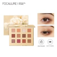 Bảng Phấn Mắt FOCALLURE 12 Sắc Thái #RomanticBloom Bảng màu phấn mịn màng Jasmine High Pigment