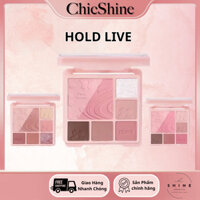 Bảng Phấn Mắt HOLD LIVE 6 Ô Kèm Má Hồng/Tạo Khối Hoa Rồng Pink Mist Dream