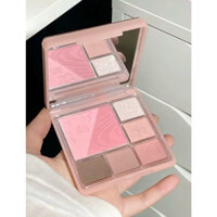 Bảng Phấn Mắt Hold Live Powder Mist Dream Tích Hợp Phấn Má Hồng Phấn Highlight Nhũ Mắt Sáng Tự Nhiên Tập Makeup HL734