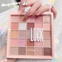 Bảng phấn mắt K'APEINE 25 ô Size lớn makeup tông cam hồng đào,phấn mắt chính hãng nội địa Trung
