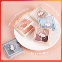 Bảng phấn mắt kèm phấn má Gogo Tales 2 tầng Phấn mắt nội địa trung nhỏ gọn tiện lợi GT426