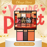 Bảng phấn mắt, má hồng, bắt sáng Sivanna HELLO PERFRCT HF5016 Made in Thái Lan ; phấn má hồng, màu mắt siêu xinh