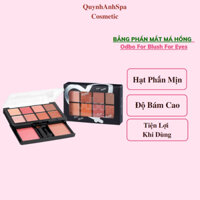 Bảng phấn mắt má hồng Odbo For Blush For Eyes Quynhanhspa20 Set 8 ô