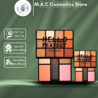 Bảng phấn mắt má hồng tạo khối Sivanna Hello Perfect set phấn mắt kèm má hồng tông tây