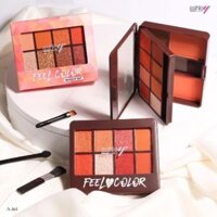 Bảng Phấn Mắt, Má Hồng & Tạo Khối Ashley Feel Color 2 Tầng 12 Ô A363