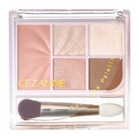 Bảng phấn mắt, má, mặt Cezanne 5 màu (02) - Hàng Nhật nội địa