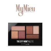 Bảng Phấn Mắt Maybelline The City Mini Palette #5th Avenue Sunset Màu Cam – Nâu (6 Ô) 6,1Gr