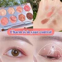 Bảng Phấn Mắt Nhiều Màu Chống Thấm Nước Nhỏ Gọn Tiện Lợi