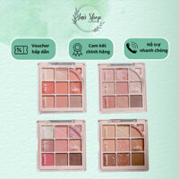 Bảng Phấn Mắt Odbo 9 Ô Shadow Me Vỏ Hồng Palette Odbo Cosmetics