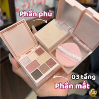 Bảng Phấn Mắt Phấn Phủ 3 Tầng GOGO TALES Cloud Soft GT740 - GogoTales