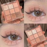 Bảng Phấn Mắt Sô Cô La Chín Màu Ngọc Trai Mờ Kim Sa Lấp Lánh Lớn Mịn Nhấp Nháy Nằm Silkworm Người Mới Màu Đất Phấn Mắt Sưng Giá Rẻ 3