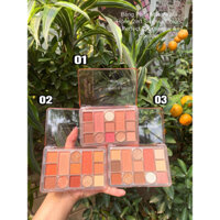 Bảng Phấn Mắt Và Má Hồng 2in1 Sivanna Colors Perfect Eyeshadow & Contour