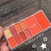 Bảng Phấn Mắt Và Má Hồng Sivanna Colors Infatuated Pro Palette HF5021 (tone 1)